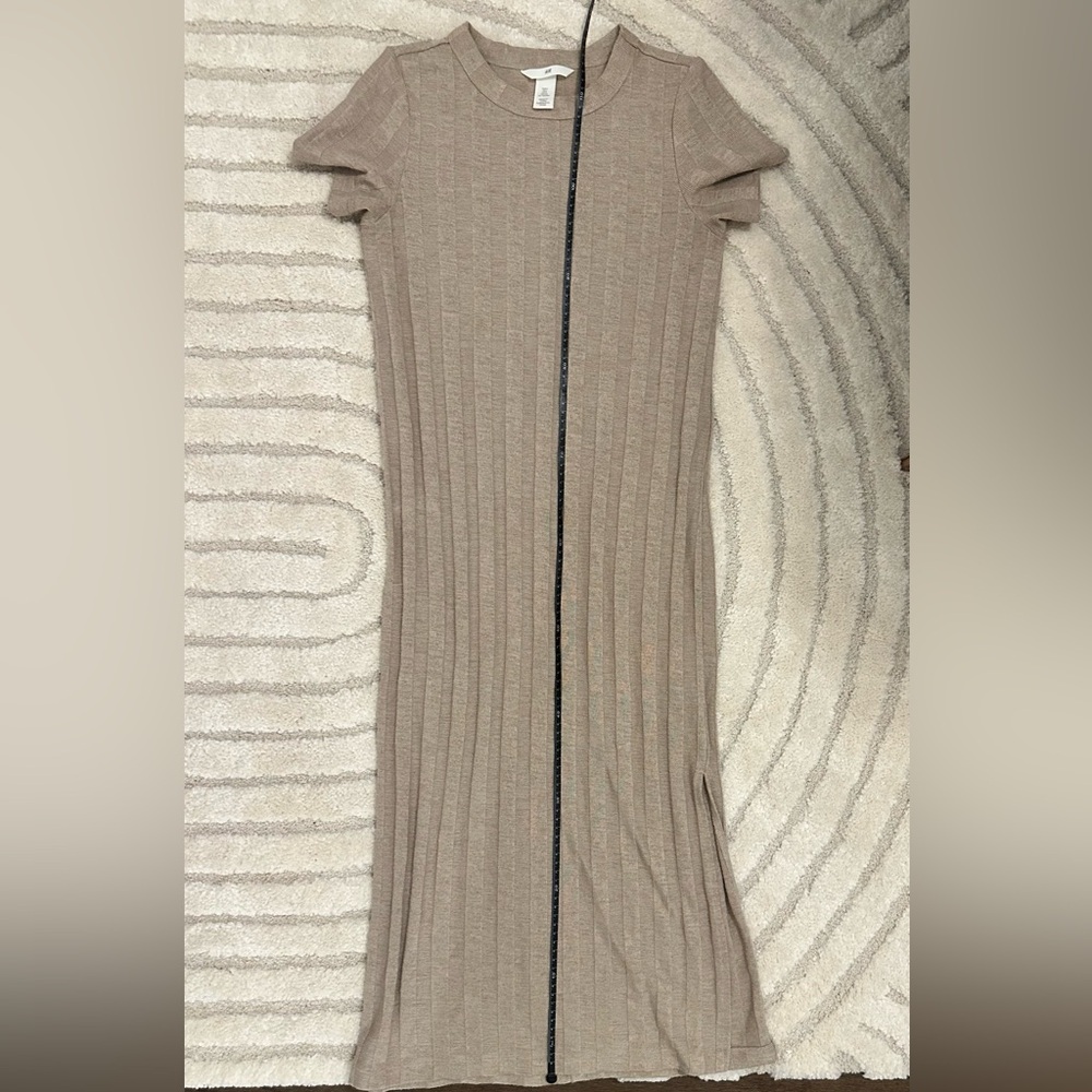 H&M - Ribbed Midi Dress - S - Picture 9 of 9
